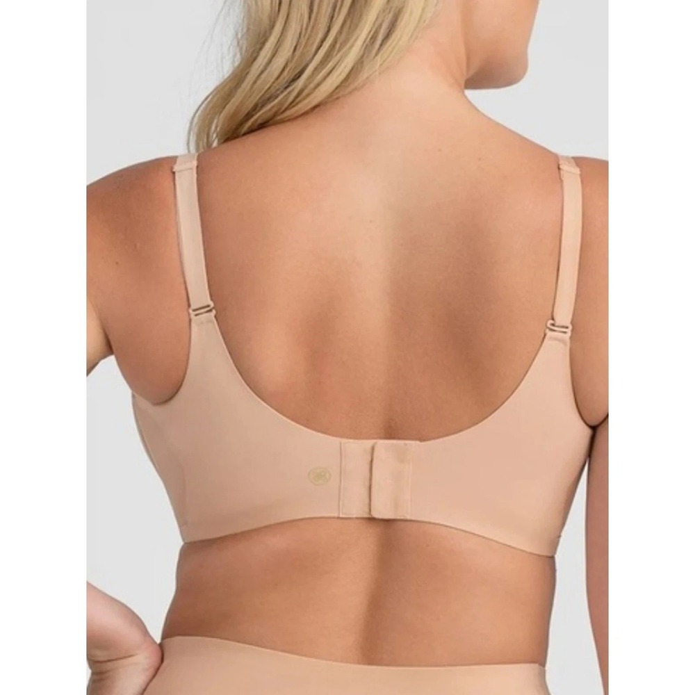 Honeylove Crossover Bra Sand Beige Wireless Seamless Support Size 1X LWBR0302 - Picture 5 of 10